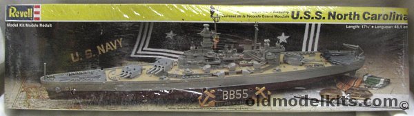 Revell 1/570 USS North Carolina BB-55, 5102 plastic model kit